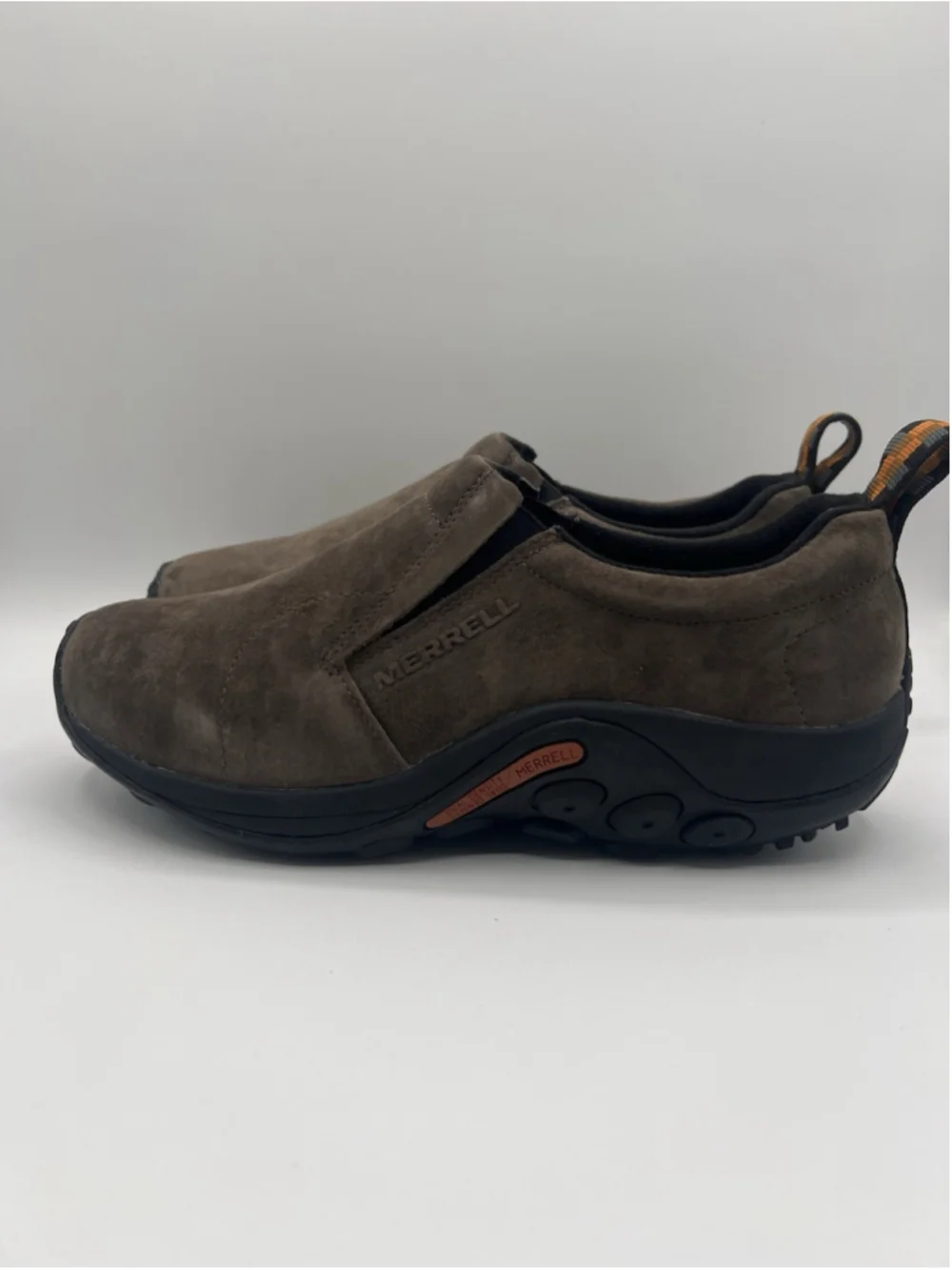 Merrell Jungle Moc Gunsmoke Slip On Suede Leather Shoes Men’s Size 10